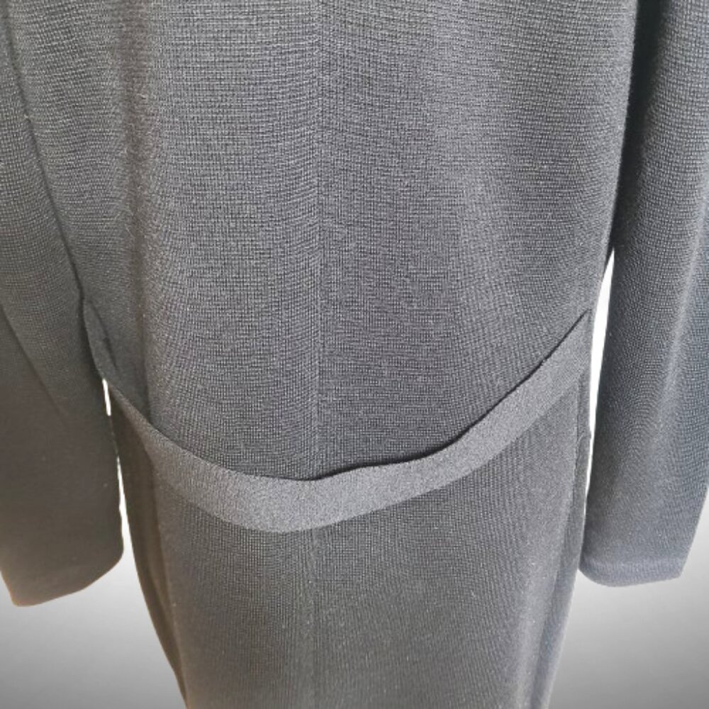 Marc Jacobs Black Knit Coatigan / Long Cardigan – Size 6 - Picture 8 of 13